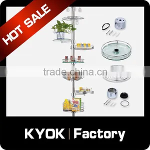 KYOK Unique Laundry Brackets,foldable Laundry Basket,kitchen Pole System Series Hardware Parts thumbnail-1