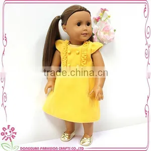 Fashion Girls Toys Pretty Vinyl Girl Doll Baby Vinyl Plastic Doll thumbnail-5
