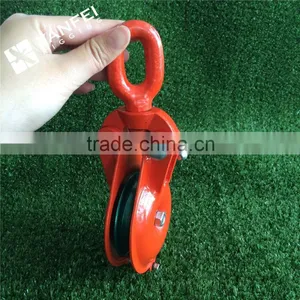 Orange Painted Single Sheave&Double Sheave With Eye thumbnail-4