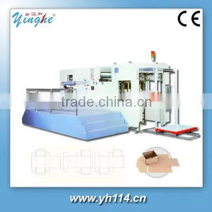 Corrugated Board Creasing Die Cutting Machine Flat Creasing Die Cutting Machine Carton Box Die Cutter thumbnail-1