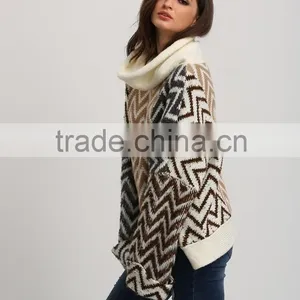 Europe Latest Loose Style Plus Size Women Sweater Supplier's Choice thumbnail-1