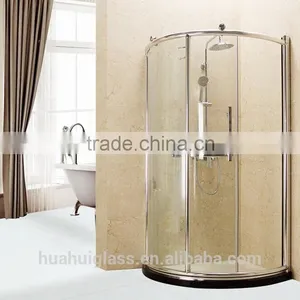 90*90 100*100 Framed Sliding Glass Arc Shower Screens thumbnail-1