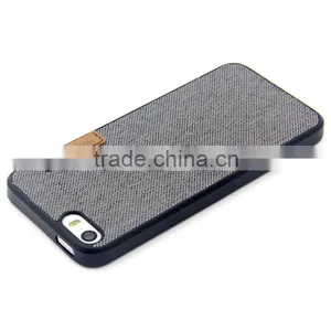 Fabric Back Cover Mobile Case For IPhone 5/5S/SE thumbnail-3