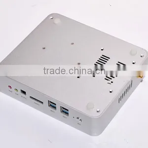 Mini Pc/mini Chassis Dual N2810/fanless HTPC/tv Box/industrial Personal Computer With All Aluminum 8GB DDR3 1600MHz thumbnail-2