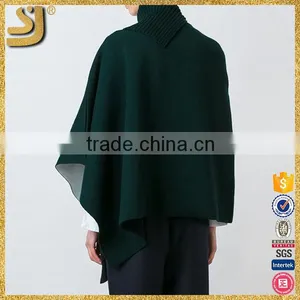 Cheap Fashion Ladies Asymmetric Knitted Woman Sweater thumbnail-1