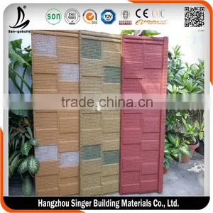 2016 Building Material Classical Colorful Stone Coated Metal Roof Tile Factory in China thumbnail-3