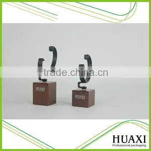 Printed Logo Holder Cube for Single Watch, MDF Block for Watch Display thumbnail-1