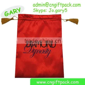 Black Tassel Hair Packaging Bags Silk Bags With Printed Logo thumbnail-2