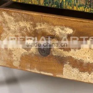 INDIAN RECYCLE WOOD DRAWERS CHEST , FOR HOME FURNTIURE thumbnail-3