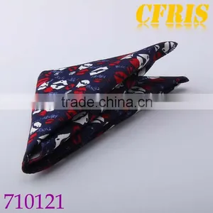 Sexy Lips Pocket Square,Custom 100% Cotton Pocket Square thumbnail-2