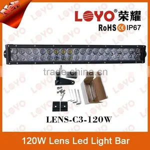 2015 Newest Product ,4D Lens Dual Row 120W Led off Road Work Light Bar thumbnail-1