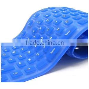 Hot Selling Computer Keyboard USB Silicone Keyboard thumbnail-1