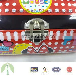 2016 New Hot Tin Boxes With Pin Hinge, Lock and Handle thumbnail-6