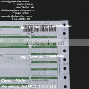 Most Salable Consignment Note in Domestic With Barcode thumbnail-1