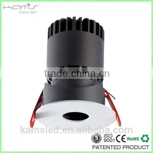 75mm Cutout CRI 90 High Lumans Dimmable 12w Cob Led Ceiling Light With SAA ,TUV Approved Pinhole Led Downlight thumbnail-3