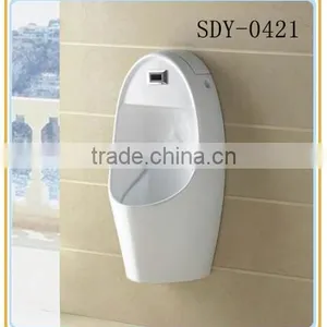 High Quality Bathroom Wall-hung Men's Urinal Ceramic Auto Flush Urinal Sensor thumbnail-1