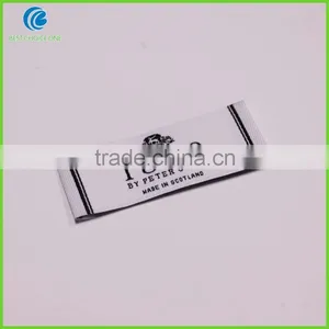Wholesale Clothing Brand Labels/Garment Woven Labels Iron/Sew/ On Garment/Jeans/T-Shirt/Suit thumbnail-2