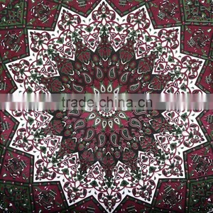 Bedspread Mandala Tapestry Wall Hanging Wall Tapestry Mandala Wholesale Indian Tapestry thumbnail-3