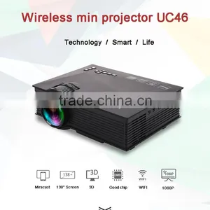 UNIC UC46 Portable HD LED Projector Home Cinema Theater Support 1920 x 1080 Video Home Digital Projector thumbnail-6