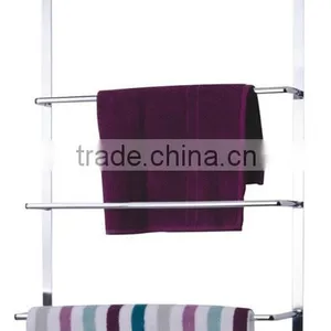 Wholesale 3 Tires Chrome Glass Shower Door Towel Bar thumbnail-1