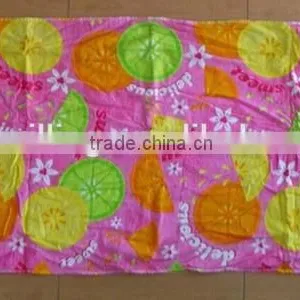 High Quality 100% Cotton Velour Reactive Printing Promotion Beach Towel thumbnail-3