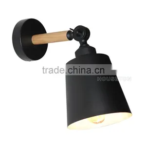 European Wood Base Iron Wall Lamps Cheap,Iron Wall Lamps Cheap,Wall Lamps Cheap W3074 thumbnail-3