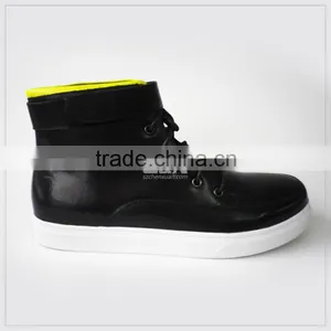 2016 Men Leather Sneaker Laced up Sneakers thumbnail-1
