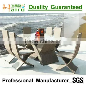 All Weather Outdoor Rattan Dining Table Set thumbnail-1