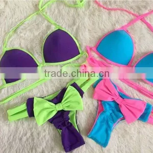 Hot Sexy Ladies Bowknot Very Small G-string Mini Bikini thumbnail-1