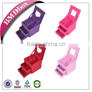 High Quality Faux Suede Factory Price Custom Ring Box thumbnail-1