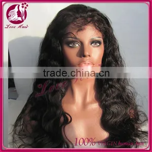 2014 New Fashion Black Women Brazilian Full Lace Wig 100% Human Hair Wig thumbnail-1