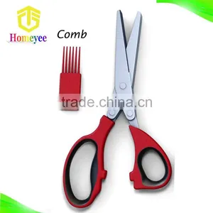 Home Basics Hot Sale Food Grade Stainless Steel 5 Blade Scissors thumbnail-4