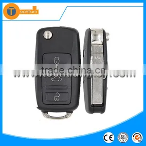 5K0 837 202 AJ Geniue Flip Remote Car Key With ID48 Chip and Logo Key Fob for VW Skoda Seat New Beetle Bora Golf Passat b5 b6 thumbnail-1