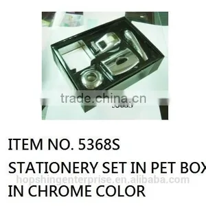 Chrome Plated Stationery Set thumbnail-1