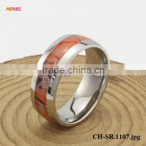 2015 High Quality Fashion Camo TITANIUM Rings For Boys thumbnail-5