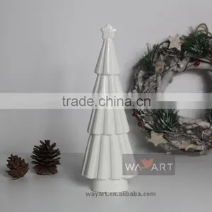Paper Folding White Ceramic Christmas Star Tree for Xmas thumbnail-1