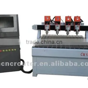 China CX-1315 Four Head Embossment Making Machine With Stepper Motor and 1.5kw Spindle Ball Screw thumbnail-1