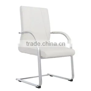 2016 Modern Elegant White Dining Chair With PVC, Chromed Leg for Dining Room Furniture Restuarant Furniture thumbnail-2