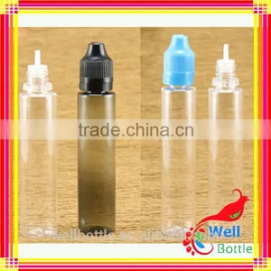 Unique Shaped Plastic Bottles With Black Unicorn Bottle for e Liquid With 30ml 60ml 120ml Unicorn Bottle Twist Cap Pet thumbnail-2