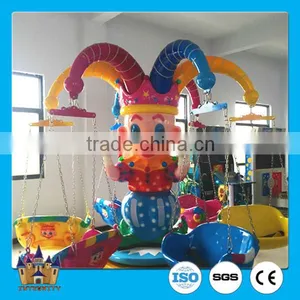 Kids Outdoor Playground Merry go Round Small Flying Chair / Flying Carousel thumbnail-6