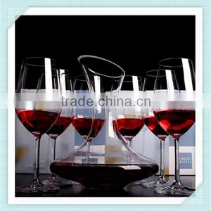 2016 Handmade Crystal Decanter Wine Lead Free Glass Wine Mouth Blowing Decanter for Sale thumbnail-1