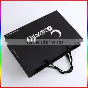 Custom Black Printing Paper Clothing Bag thumbnail-3