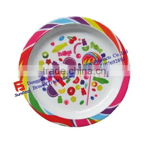 Melamine Salad Plate - 8.5-Inch Side Plate - for Indoor and Outdoor Dining thumbnail-1