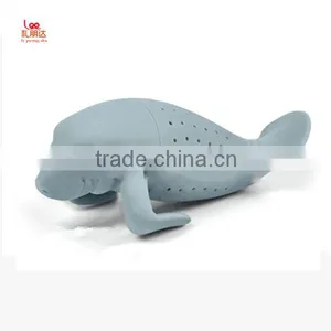 Free Mould! Wholesale Silicone Manatee Tea Diffuser Infuser,silicone Loose Tea Leaf Strainer, Silicone Tea Herbal Spice Filter thumbnail-2