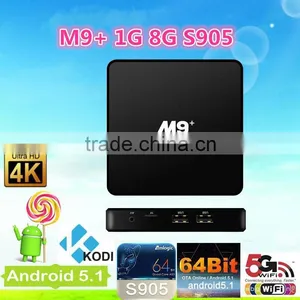 Hot Sale M9+ TV Box M9 Plus Android TV Box Quad Core Android 5.1 S905 KODI 16.1 Quad Core thumbnail-1