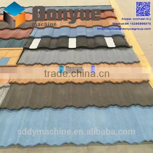 Good Quality Colorful Stone Covered Metal Roof Shingles in Turkey thumbnail-1