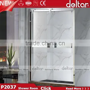 Shower Enclosure Sliding Great Quality Tempered Glass Door Cabin / Cheap Shower Cubicle Toilet Sex Room thumbnail-1