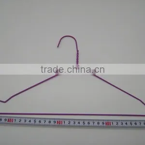 Dry Cleaning Wire Hangers With Plastic Powder Coated,Wholesale Hanger thumbnail-3