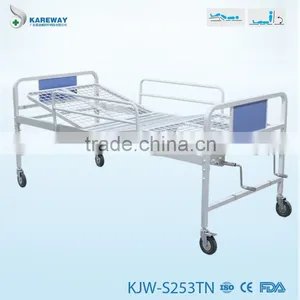 Cheaper Double Crank Hospital Stainless Steel Beds ce Apporved thumbnail-1