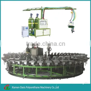 Rotary Molding PU Shoe Sole Injection Machine thumbnail-1